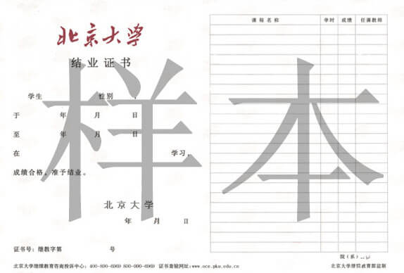 結業(yè)證書